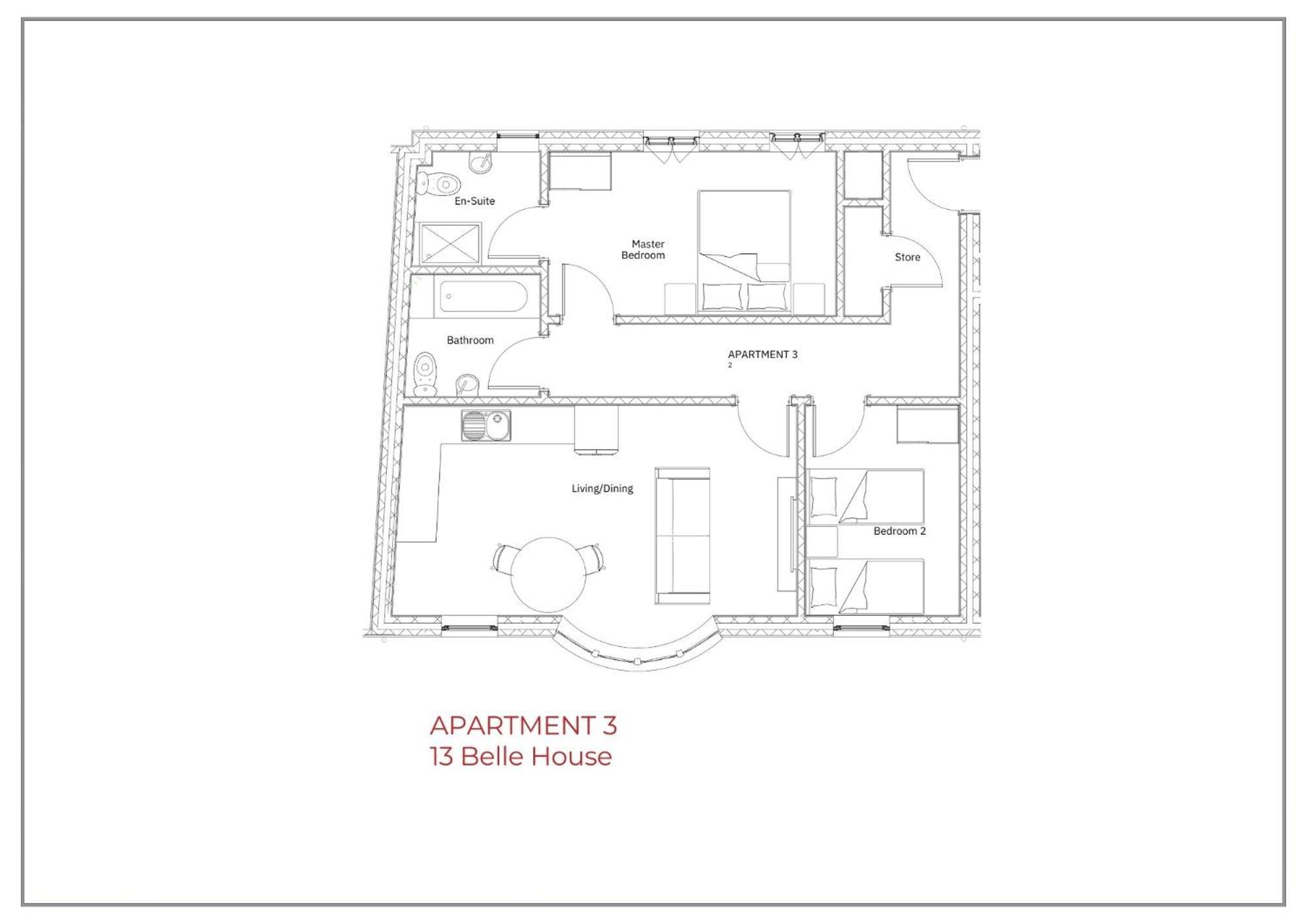 Finest Retreats - 13 Belle House - Apartment 3 法利 外观 照片